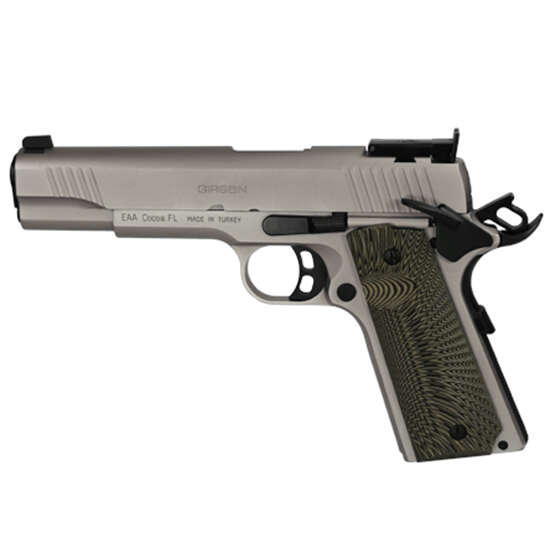 Handguns EAA Corp 5" 45ACP EAA*390094 GIRSAN MC1911  MATCH  45A 5   8R  NKL • Model: 5"